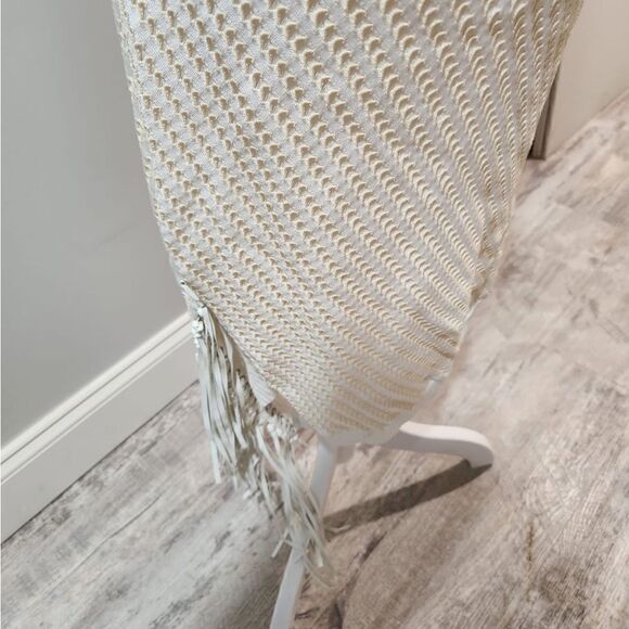 JONATHAN SIMKHAI Ivory Chelle Pointelle Dress Size Large - Picture 10 of 10